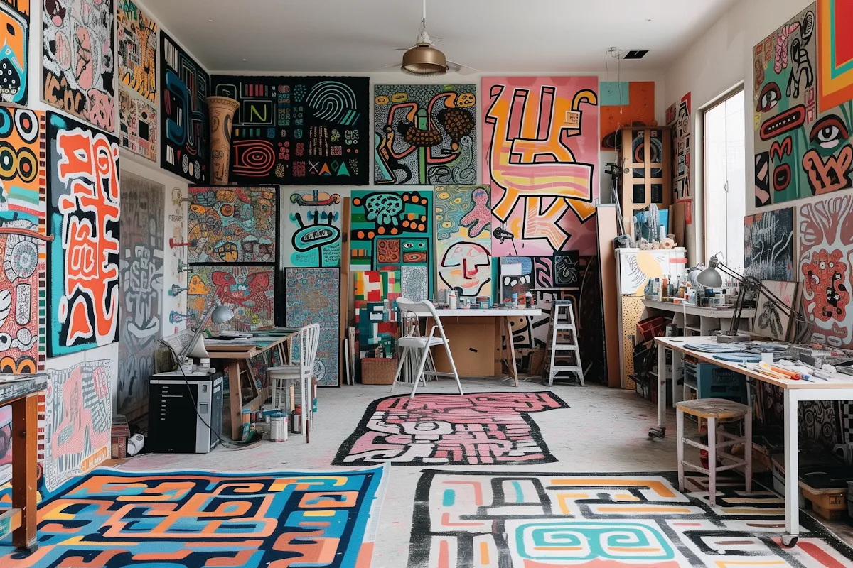 Illustration of inclusive design elements across devices.